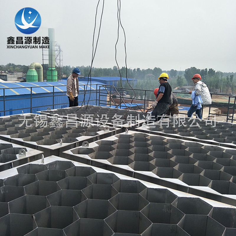 江西濕式靜電除塵陽極管的吊裝